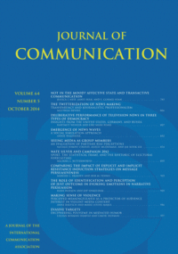 Seeing media as out‐group members: An evaluation of bias perceptions