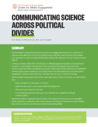 Communicating Science Across Political Divides